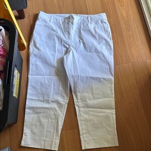 Talbots Cream Petite Pants